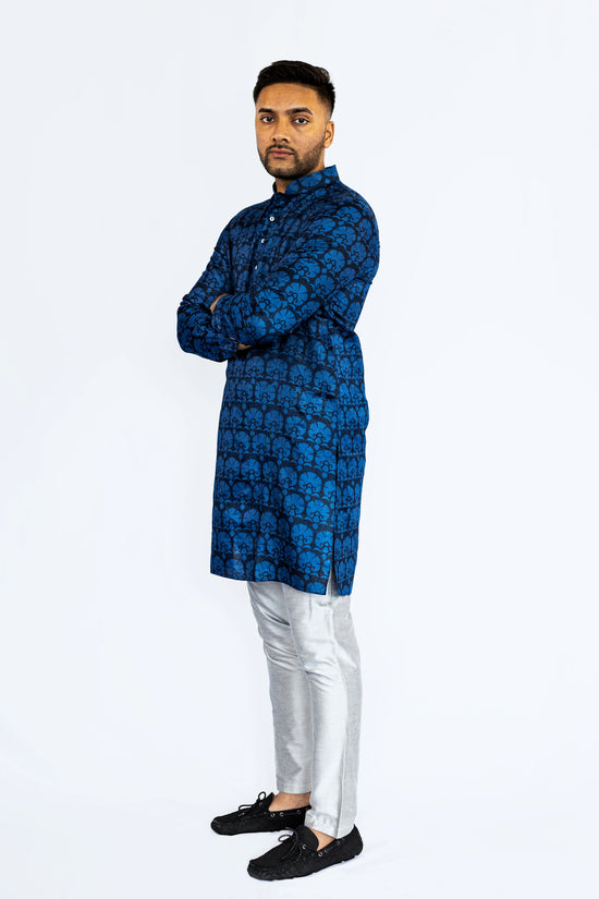 Baltic Tussar Silk Kurta Set